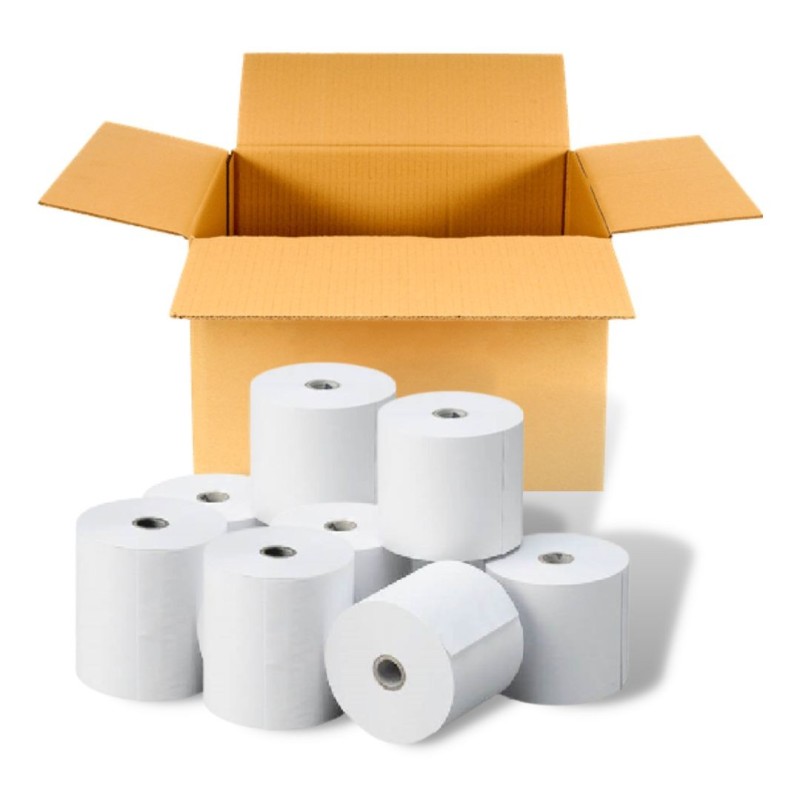Rollo de papel térmico 50x55 (Caja 100 uds.)