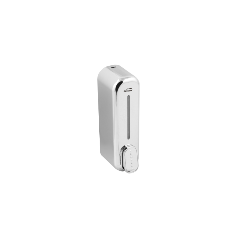 DOSIFICADOR DE JABON CON PULSADOR ACERO INOX