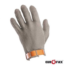 Guante de protección malla inox naranja XL Euroflex